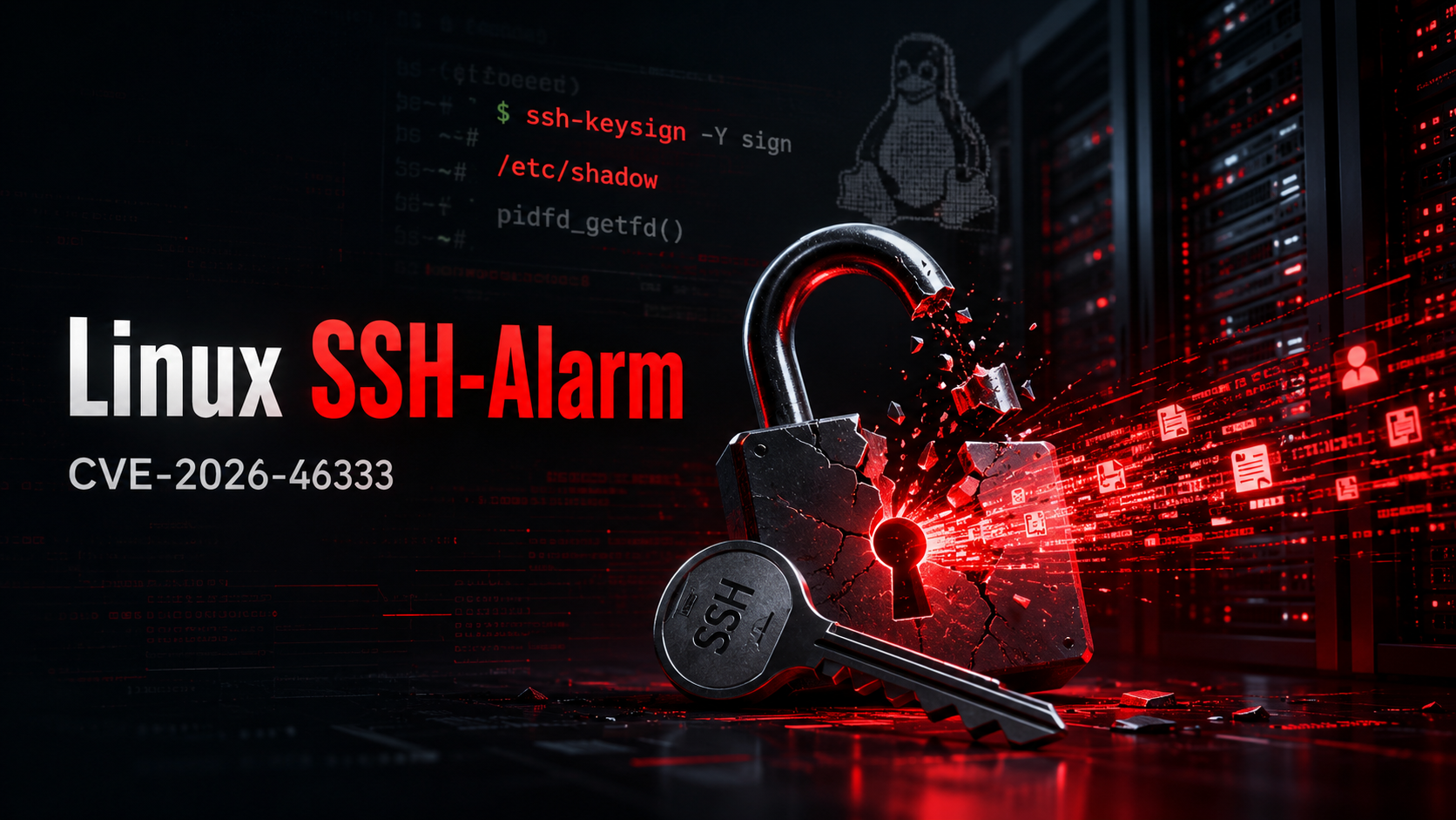 Titelbild: CVE-2026-46333 ssh-keysign-pwn: Linux-Kernel-Lücke bedroht SSH-Keys – Artikel von Mika Schmidt