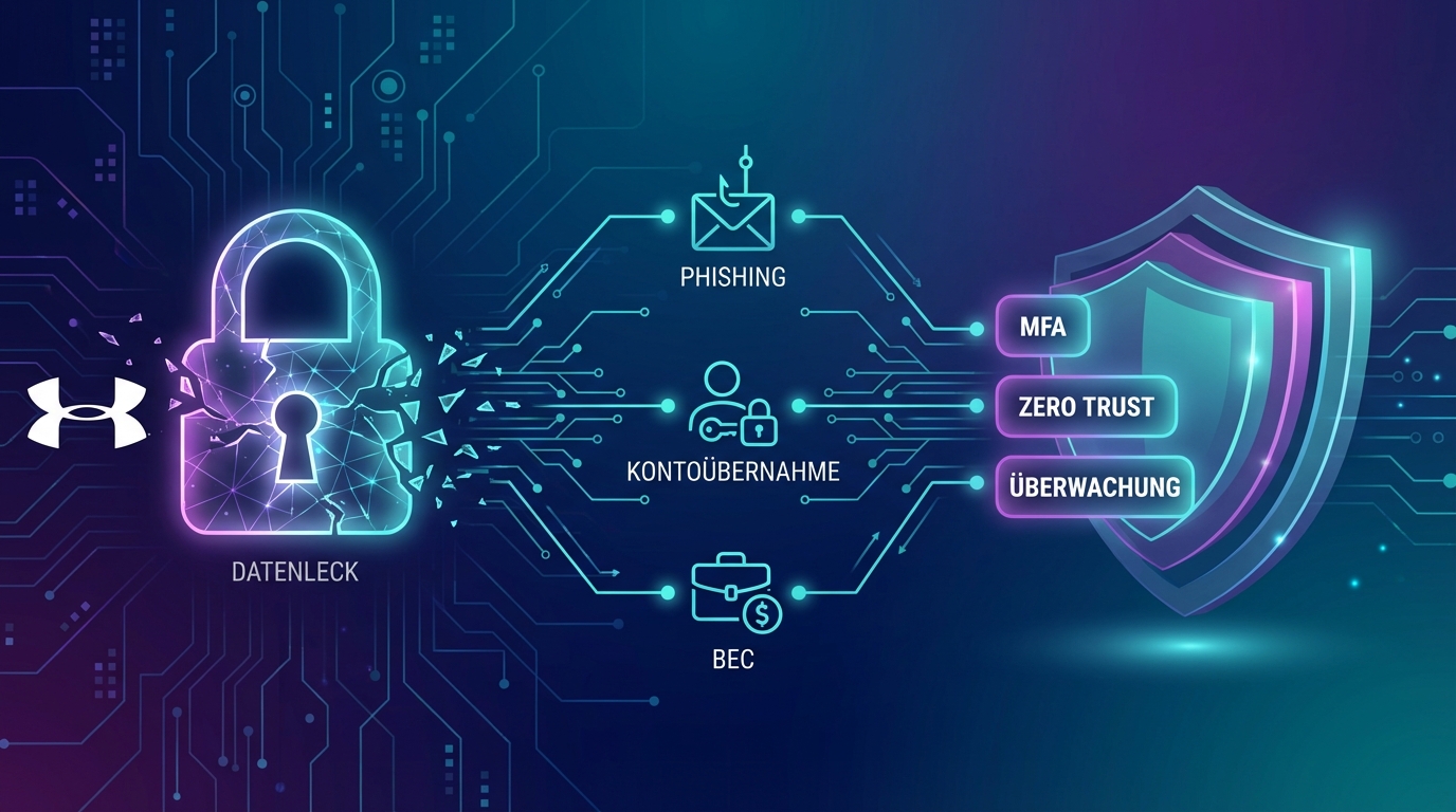 Titelbild: Datenleck bei Under Armour: 72 Millionen Datensätze geleakt – was Unternehmen jetzt daraus lernen sollten – Artikel von Mika Schmidt