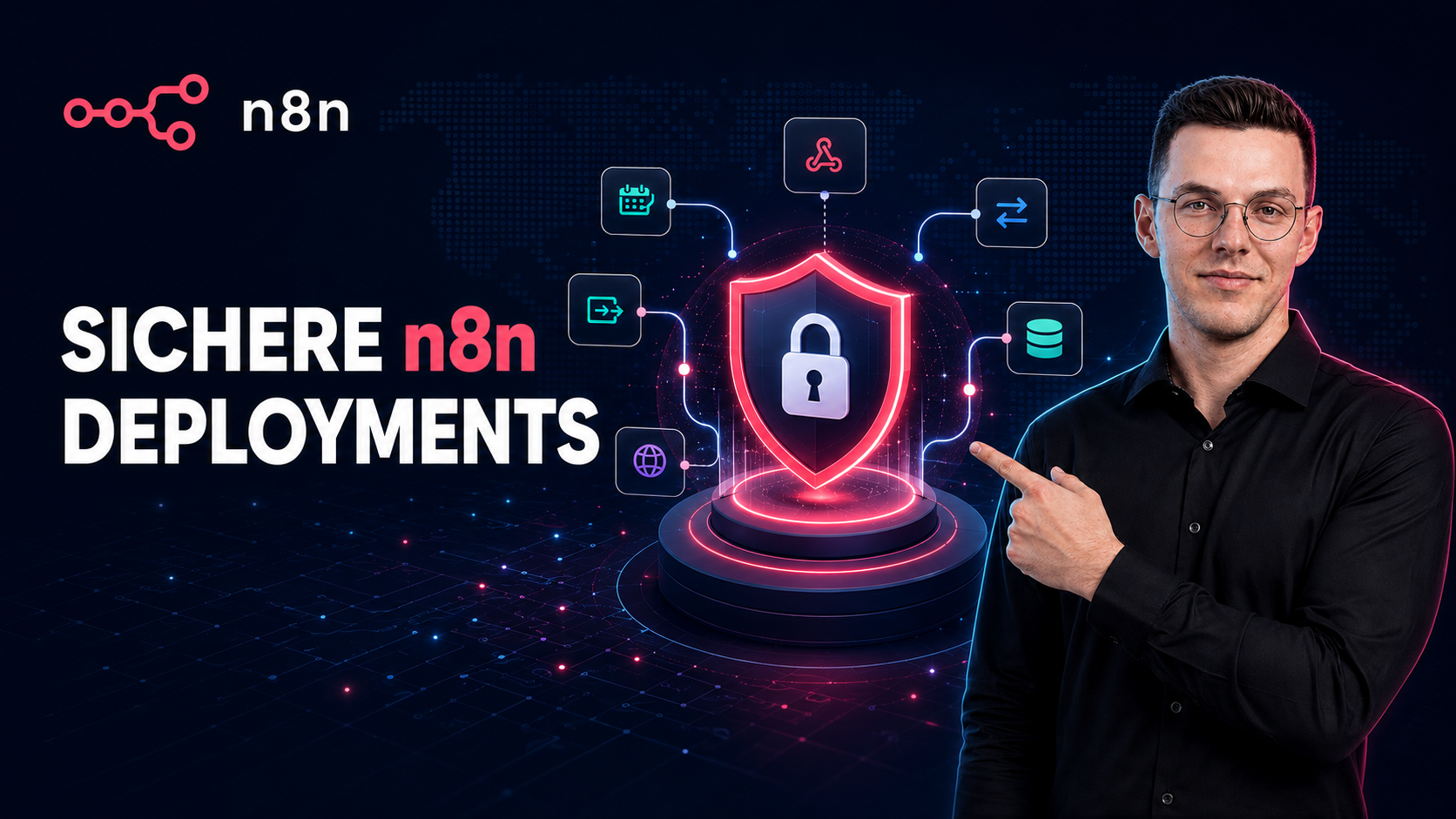 Titelbild: Checkliste: Sichere n8n-Deployments für Startups, KMU & Enterprise – Artikel von Mika Schmidt