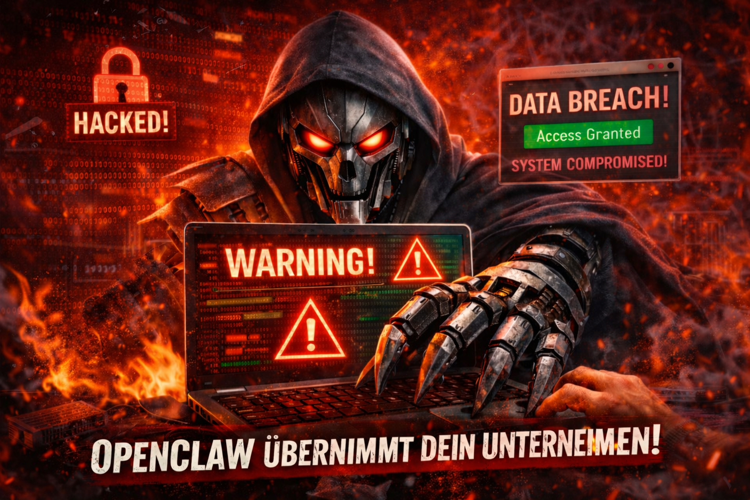 Titelbild: OpenClaw sicher betreiben: Hardening & Supply-Chain-Risiken – Artikel von Mika Schmidt